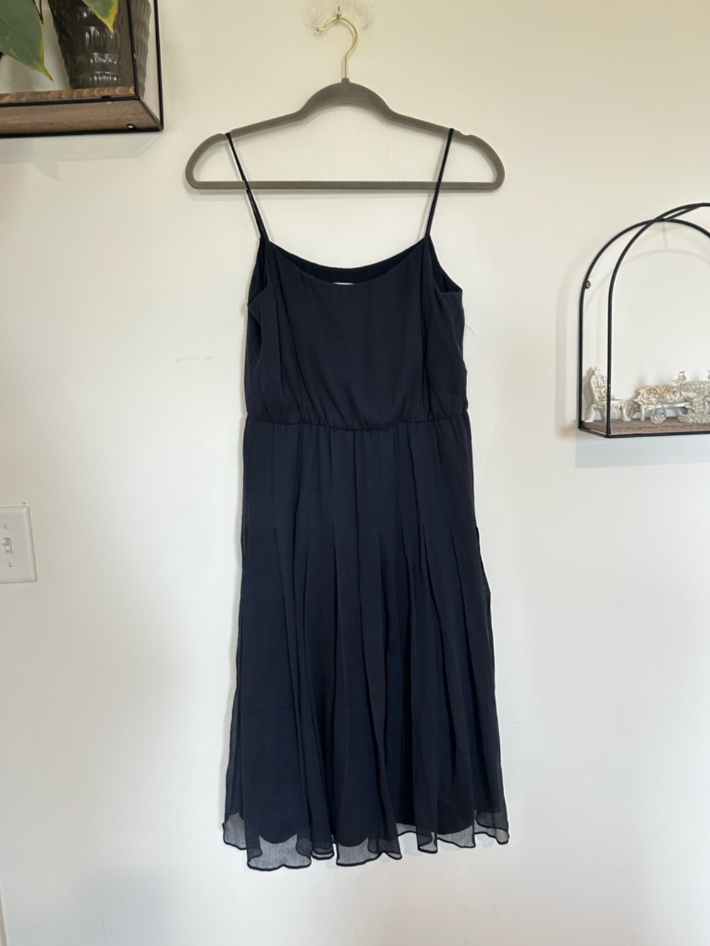 J.Crew Navy Lightweight Knee Length‎ Dress Size 6